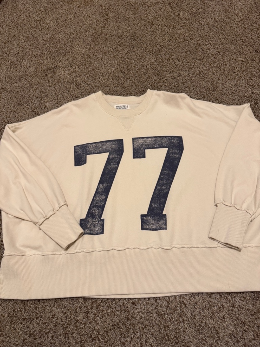 AMERICAN EAGLE OVERSIZED CREWNECK SWEATSHIRT